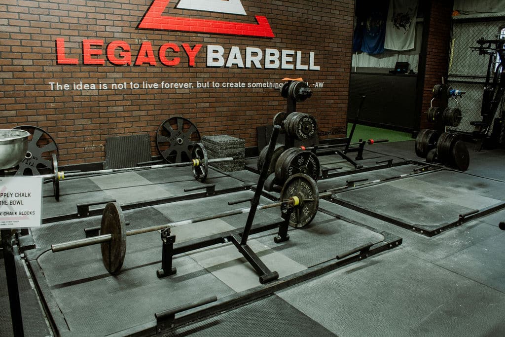 Legacy Barbell Weight Racks to build Strength