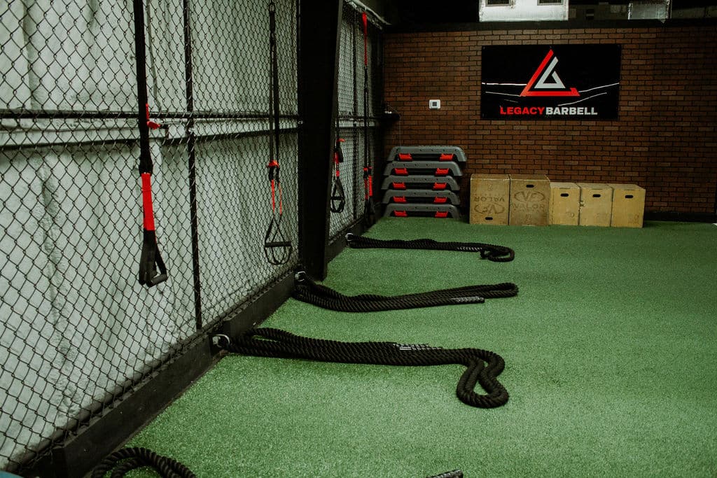 Legacy Barbell Endurance training Rope Pulls and Step Blocks